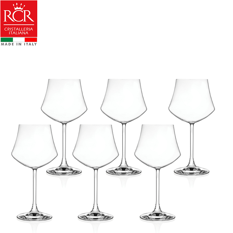 BỘ LY RƯỢU VANG PHA LÊ Ý RCR EGO 500ML