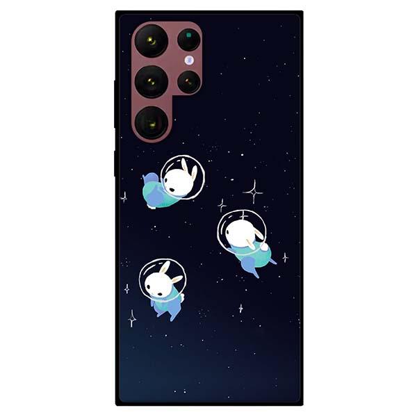 Ốp lưng dành cho Samsung Galaxy S22 5G / S22 Plus 5G / S22 Ultra 5G - Thỏ Vũ Trụ