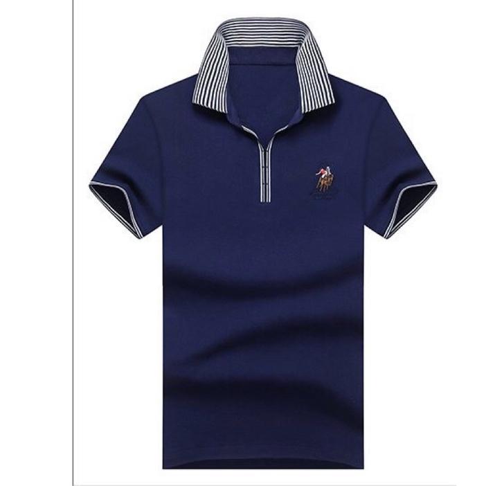 Áo polo nam cổ sọc ngang hàng nhập khẩu cao cấp