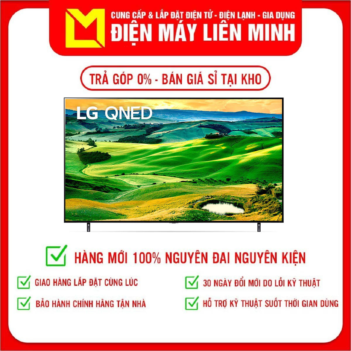 Smart Tivi QNED LG 4K 86 inch 86QNED80SQA - Hàng Chính Hãng - Chỉ Giao Hồ Chí Minh