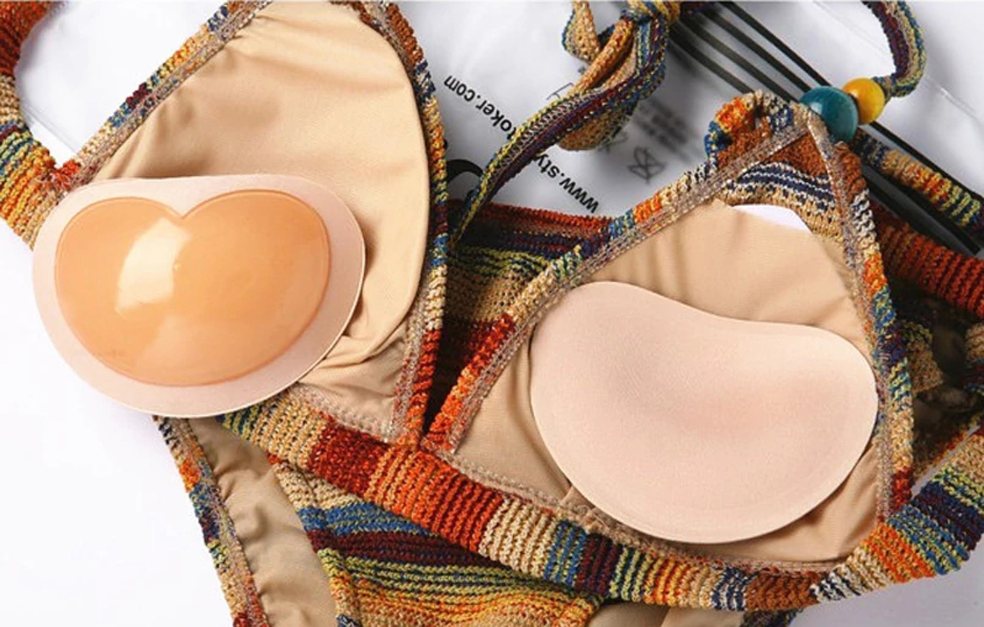 Bộ 2 miếng dán nâng ngực, tạo khe cho đồ bơi, bikini