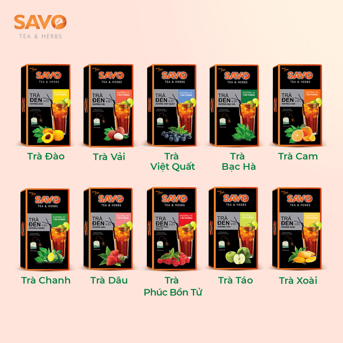 Set quà tặng 2 hộp Trà Đen Hương Vải túi lọc tặng kèm 1 ly thủy tinh chịu nhiệt (2 x 25 túi lọc, ly 390ml)