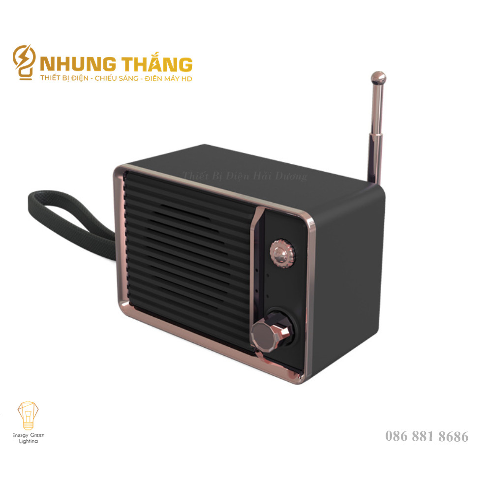 Loa Blutooth Mini DW01 - Phong Cách Retro - 4 Màu Thanh Lịch - Công Nghệ Bluetooth 5.0 Kết Nối Nhanh - Âm Thanh Cực Đỉnh