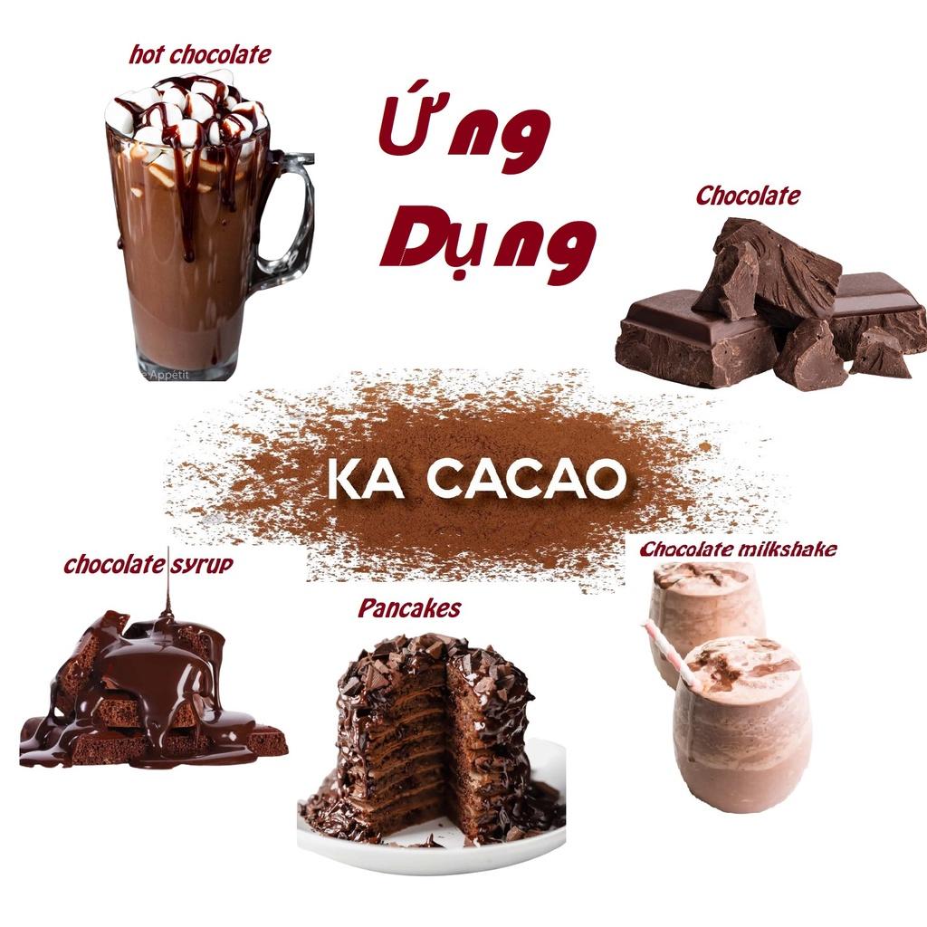 Bột Cacao Hữu Cơ Nguyên Chất KA CACAO - Không đường - Hương vị sôcola tự nhiên, đậm đà - Không hương liệu, phụ gia