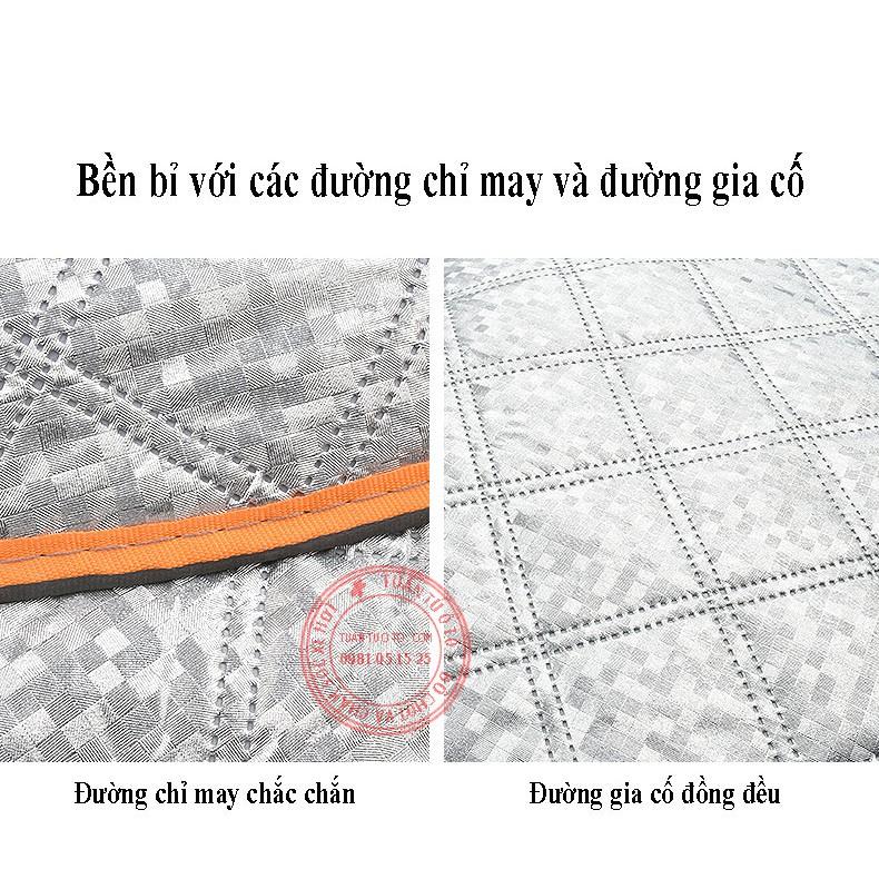Tấm bạt chống nóng kính lái ô tô có tai bảo vệ gương