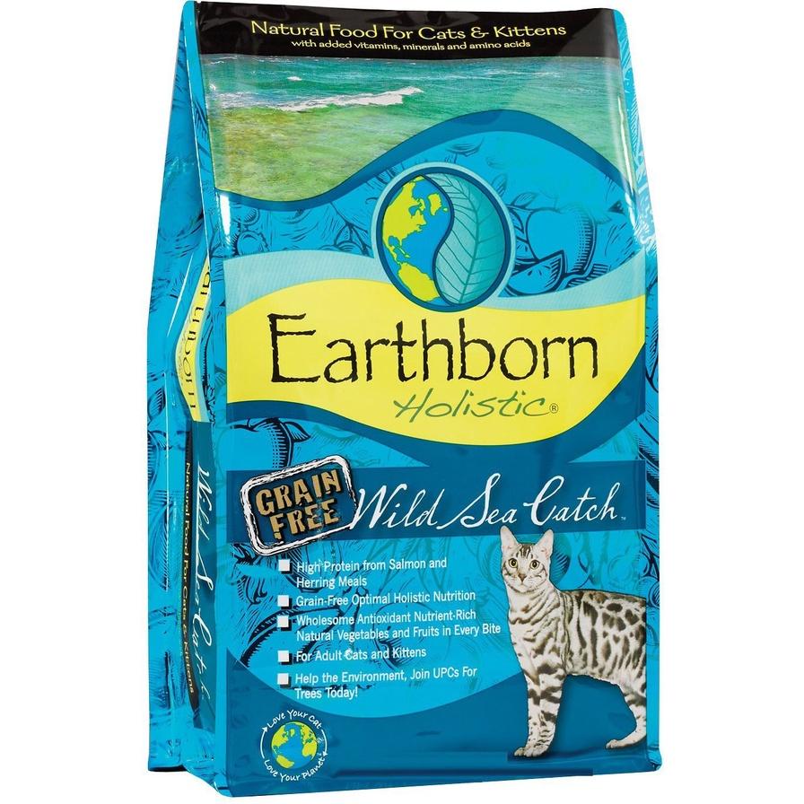 Thức Ăn Mèo Và Mèo Con Earthborn Wild Sea Catch - Chính Hãng - Nhập Khẩu Mỹ