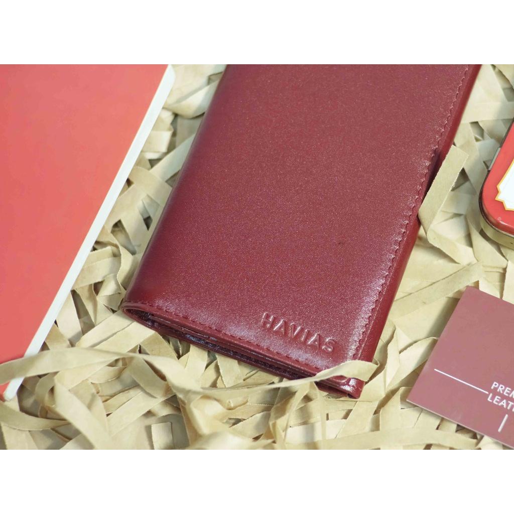 Ví dài Midas Đỏ Handcrafted Wallet HAVIAS