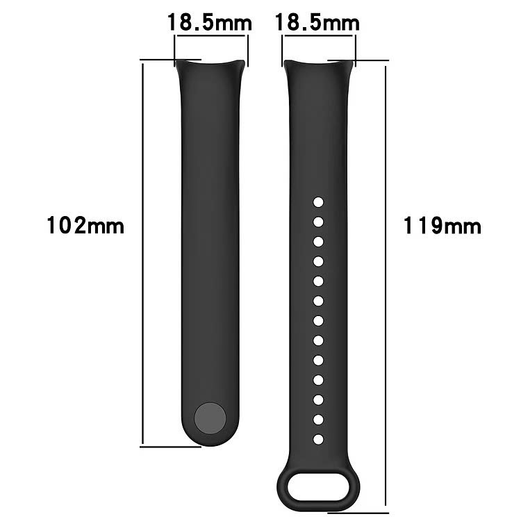 Dây đeo Silicone thay thế cho Xiaomi Mi Band 8 / Xiaomi Mi Band 9 / Xiaomi Mi Band 10 - Hàng Chính Hãng
