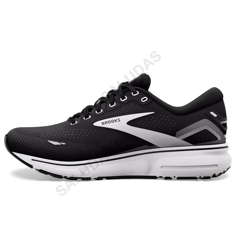 Brooks Ghost 15 Giày chạy bộ dành cho nam giới Sơn sneakers gây sốc Color: Green Shoe Size: 43
