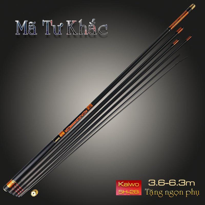Cần câu đài nội địa trung Tư Mã Khắc 5H chuyên câu đơn đài chất liệu carbon cao cấp tặng kèm ngọn phụ