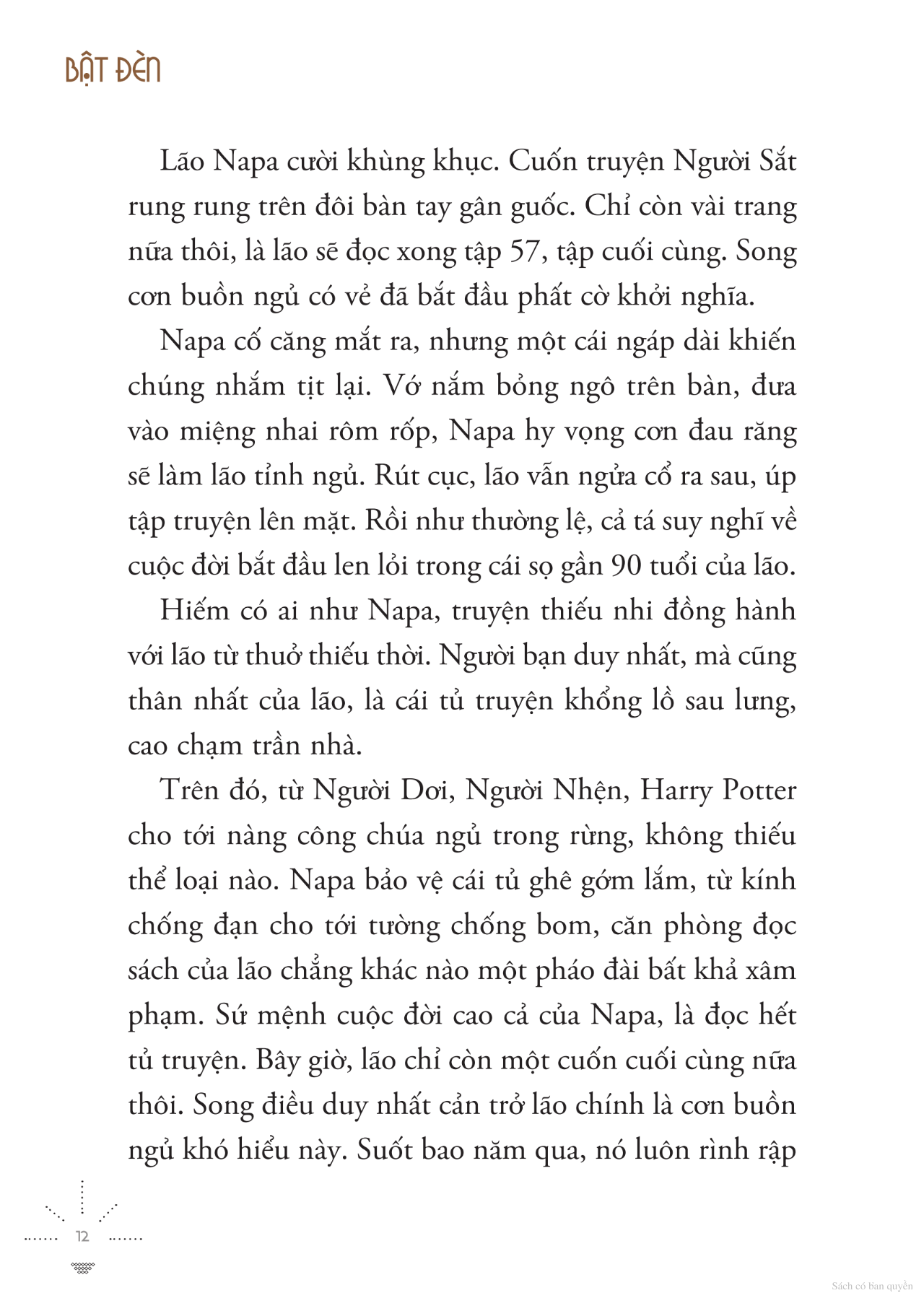 Tiểu thuyết Bật Đèn