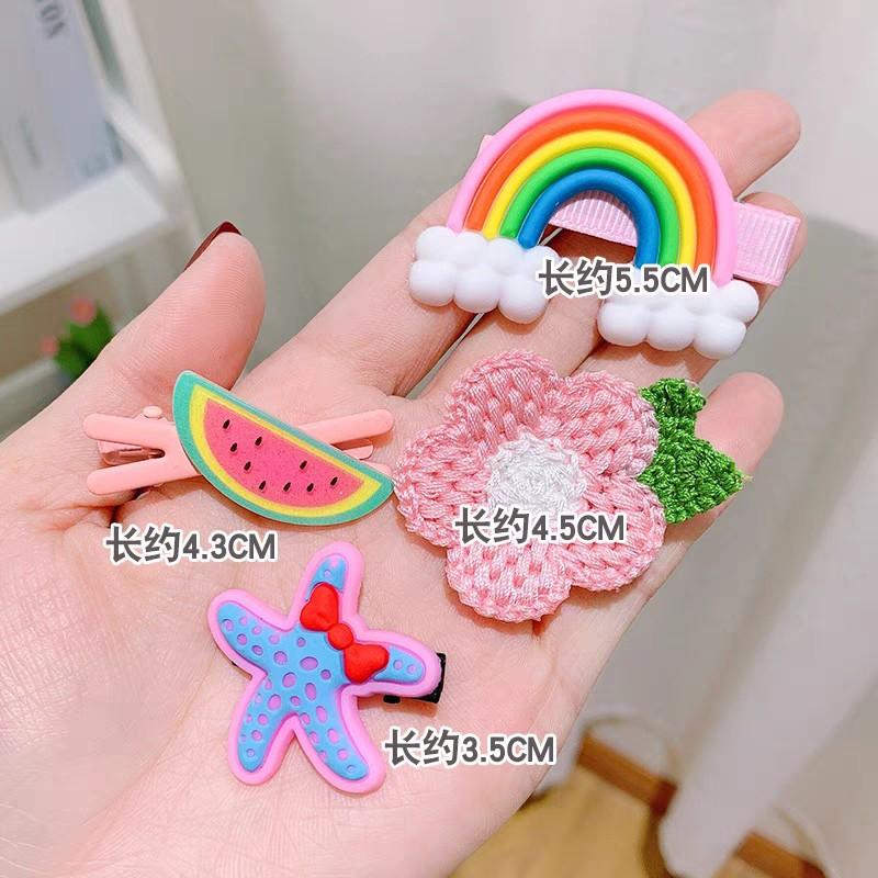 Sét Kẹp, Cặp Tóc 14 Món Nhiều Hình Kute Cho Bé Gái Mẫu Mới