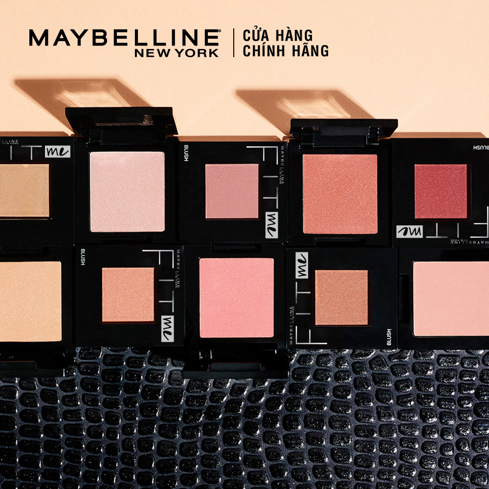 Phấn Má Hồng Mịn Nhẹ Tự Nhiên Giữ Màu Chuẩn Fit Me Blush Maybelline New York