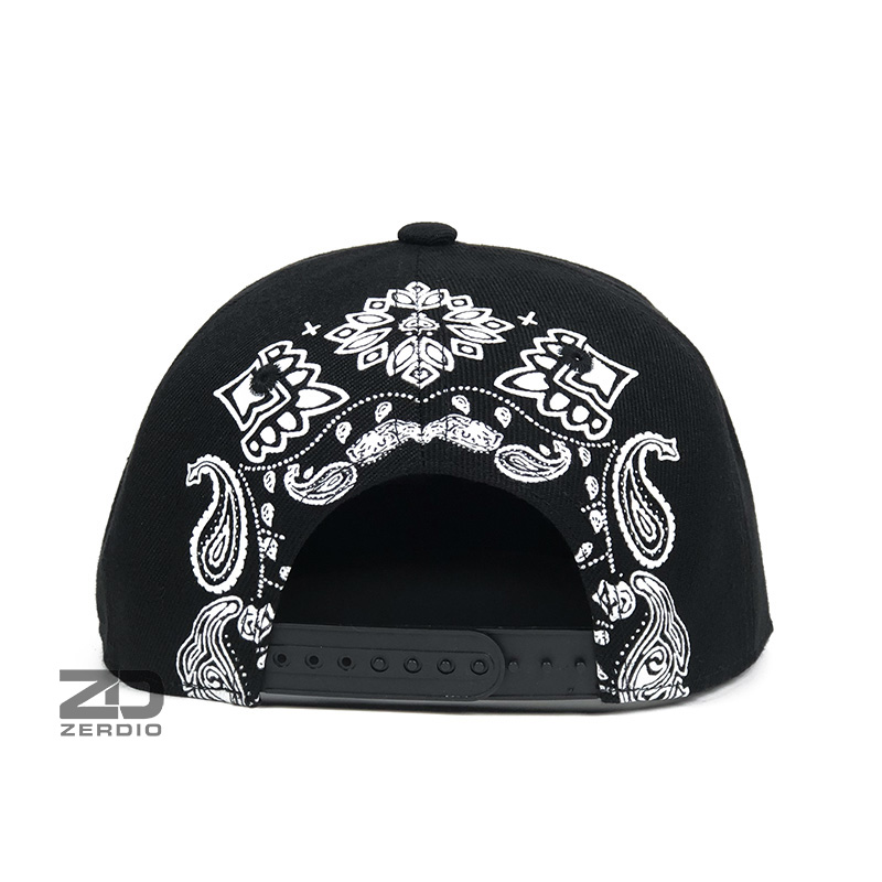 Mũ lưỡi trai hiphop, nón snapback nam nữ SN89 màu đen vải kaki cao cấp