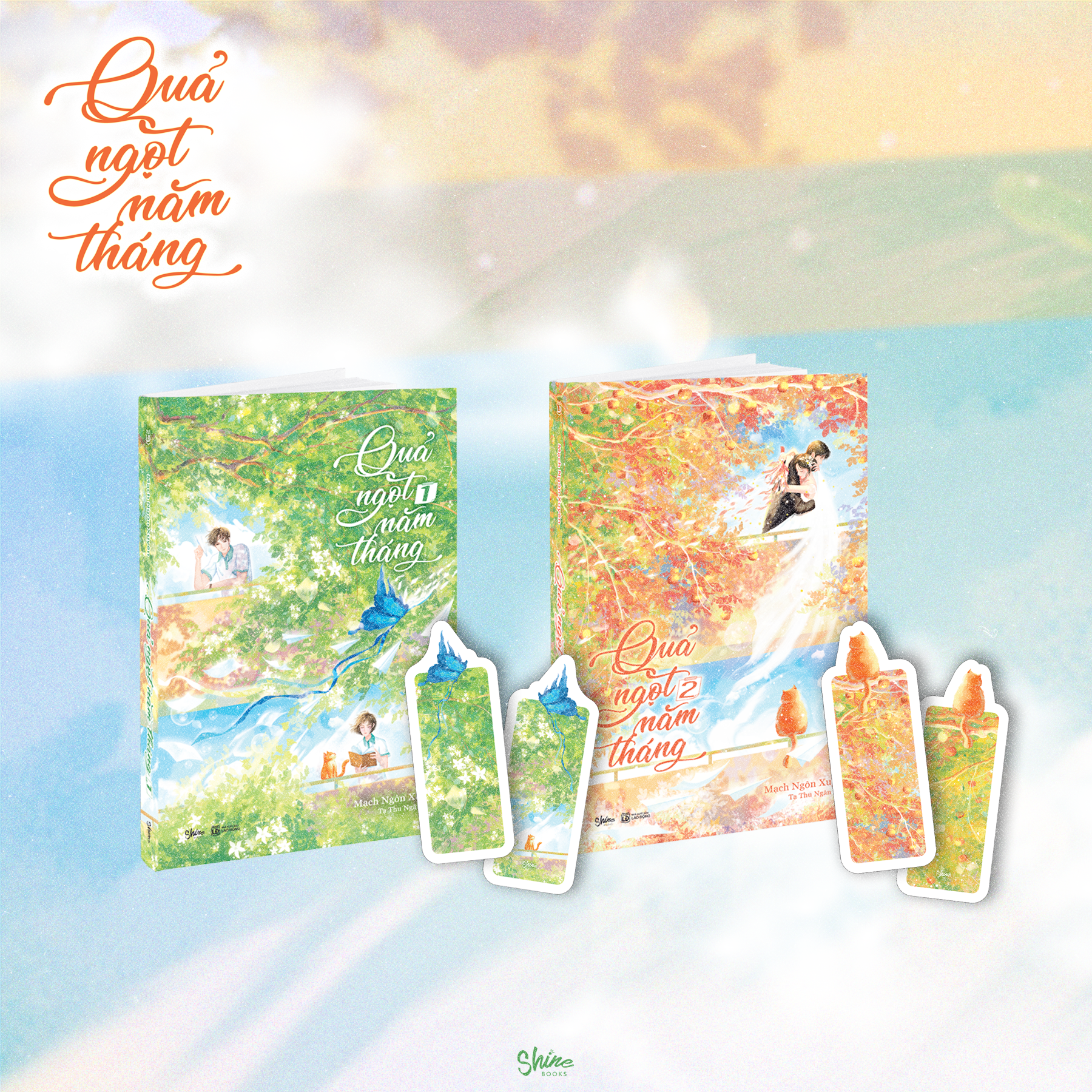 Sách - Bộ Sách Quả Ngọt Năm Tháng - Tập 1 + Tập 2 (Bộ 2 Tập) - Tặng Kèm 2 Bookmark Cán Màng Lụa Ánh Ngọc Trai