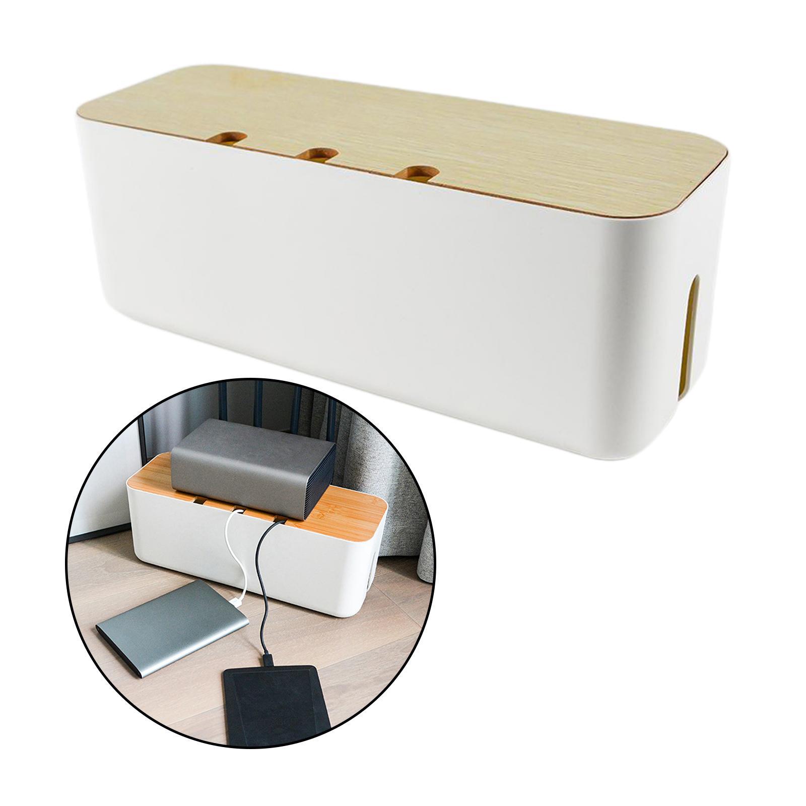 Router Shelf Storage Box Cable Management Organizer Cable Bracket for Office