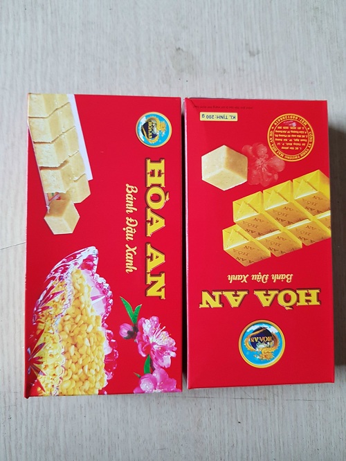 Bánh đậu xanh Hòa An hộp 200g