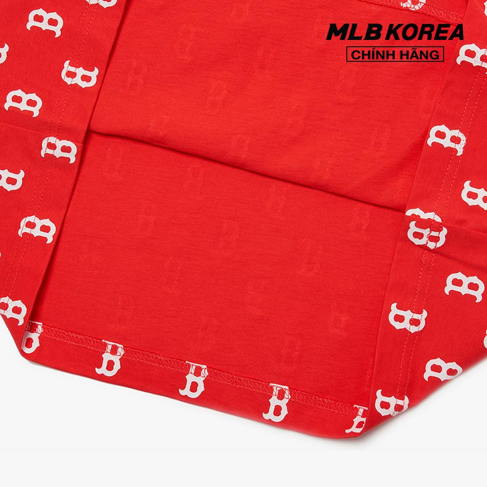 MLB - Đầm mini ngắn tay phom suông Monogram 3FOPM0123