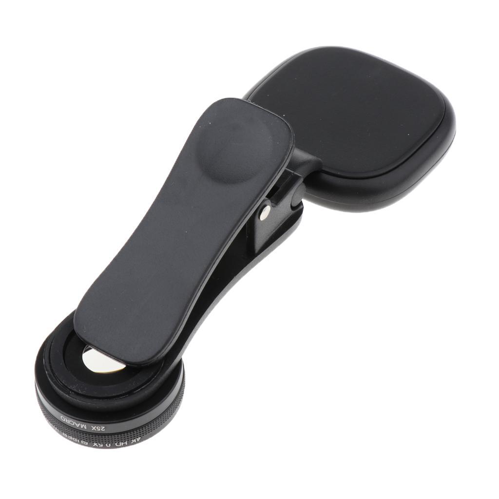 Selfie Ring Light Fill Light Rechargeable LED Light with Mobile Lens Kit for Smartphone