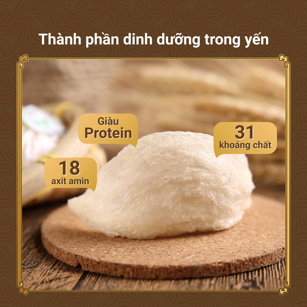 Yến Kiều - Yến chưng đông trùng hạ thảo - Thành phần yến 30% - hỗ trợ bồi bổ cơ thể, tăng cường sức khỏe (Hộp 6 hũ)