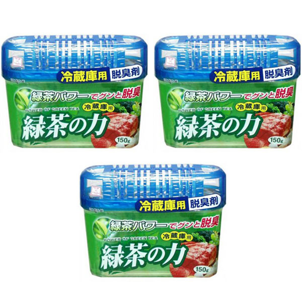 Combo hộp khử mùi tủ lạnh hương trà xanh nội địa Nhật Bản
