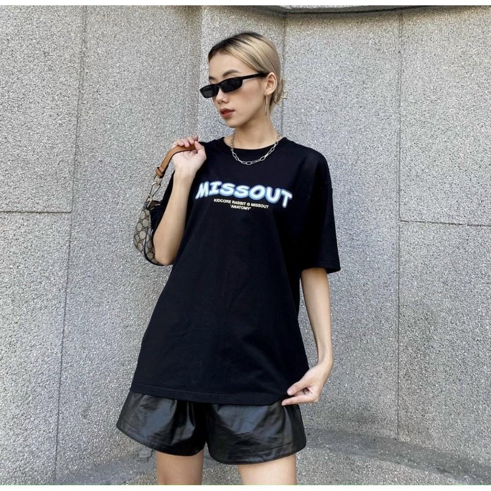 Áo Thun Local Brand Missout Thỏ Nam Nữ Tay Lỡ Oversize Unisex Full Mạc
