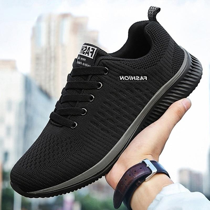 LCRTZKG Giày thể thao nam Breathable nhẹ chạy giày thể thao đi bộ giải trí Breathable Giày chống trượt thoải mái Giày nam thời trang