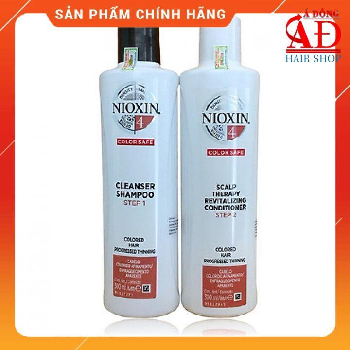 BỘ DẦU GỘI XẢ NIOXIN 4 COLORED HAIR USA - CHO TÓC NHUỘM THƯA MỎNG VÀ RỤNG NHIỀU