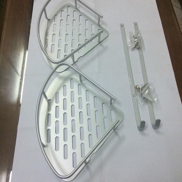 KỆ GÓC NHÀ TẮM CHẤT LIỆU HỢP KIM NHÔM 100% CHỐNG GỈ
