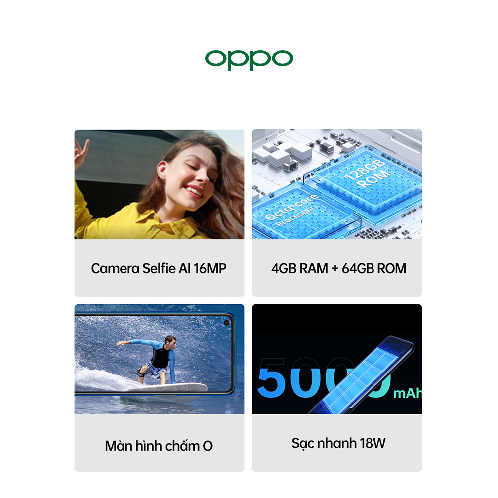 Điện Thoại Oppo A55 - Hàng Chính Hãng