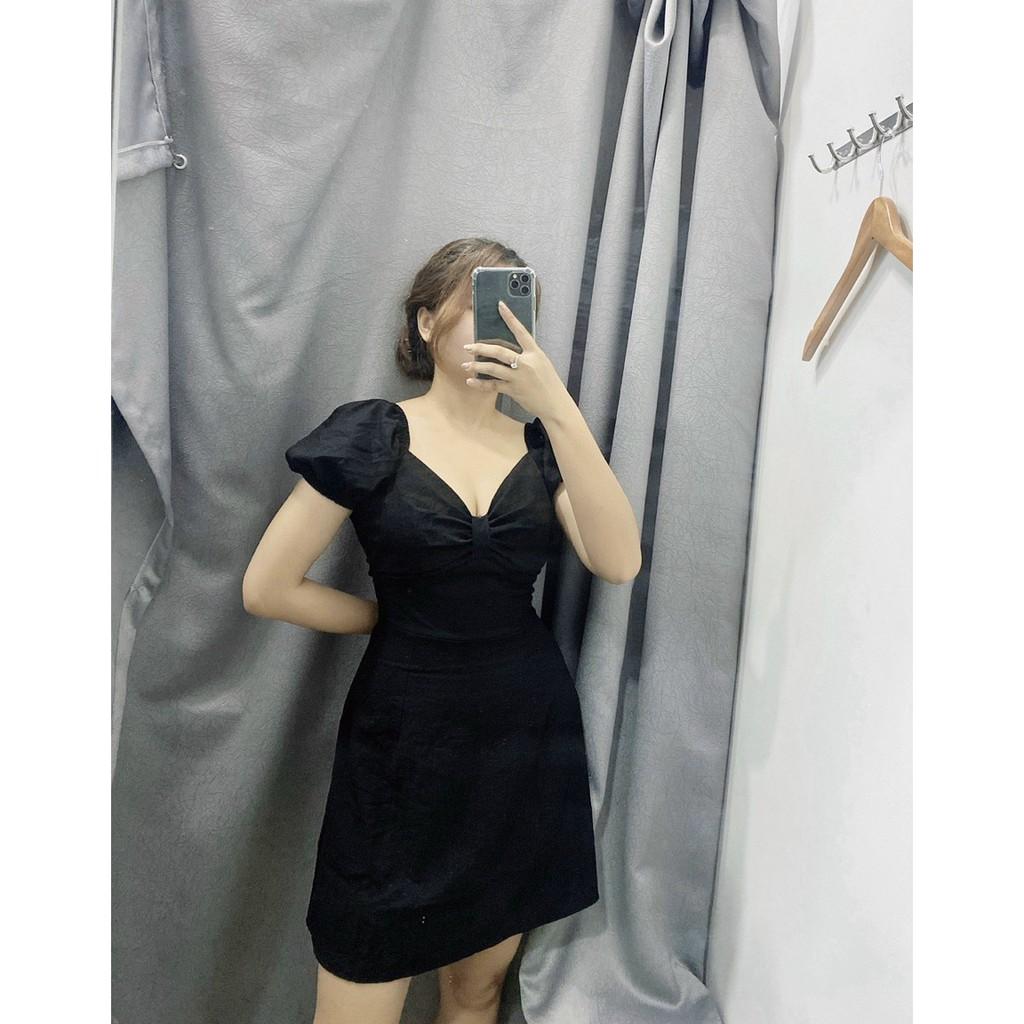 Váy đen nơ lưng NAMI DRESS - V004