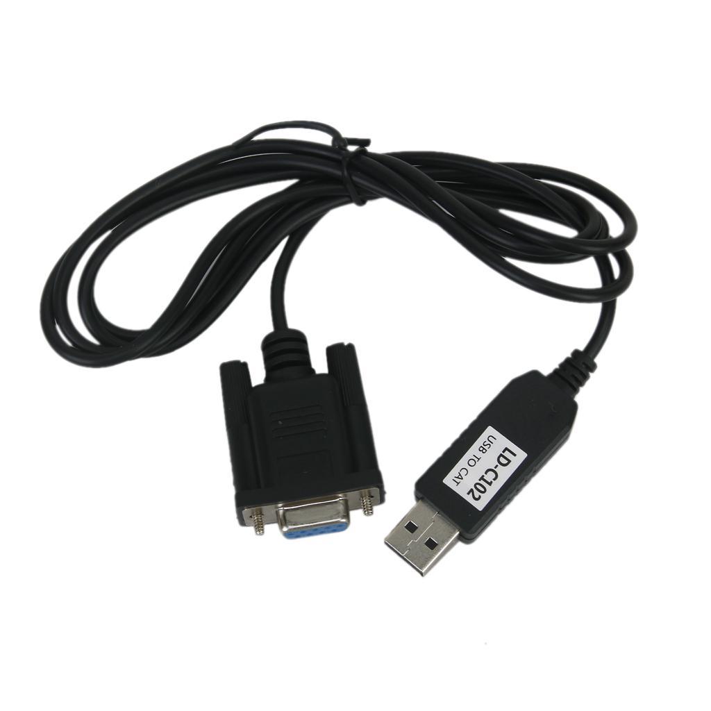 USB to RS232 Serial CAT DB9 Adapter Cable for Yaesu