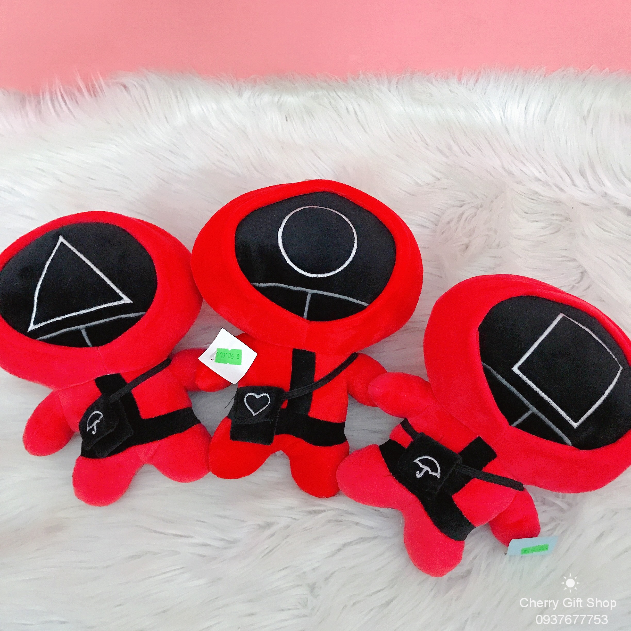 Gấu Bông Squid Game Trò Chơi Con Mực Hàng Cao Cấp Vải Thun 4 Chiều Cực Xịn - Ảnh Thật Shop Chụp