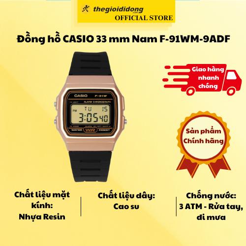 Đồng hồ CASIO 33 mm Nam F-91WM-9ADF - Hàng Chính Hãng