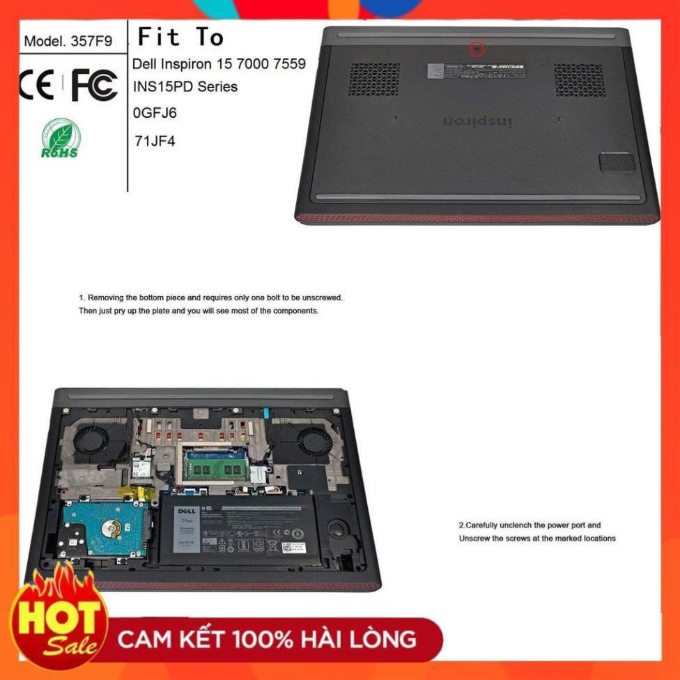 Pin Dùng Cho laptop Dell 7559 357F9 7557 7566 7567 7759