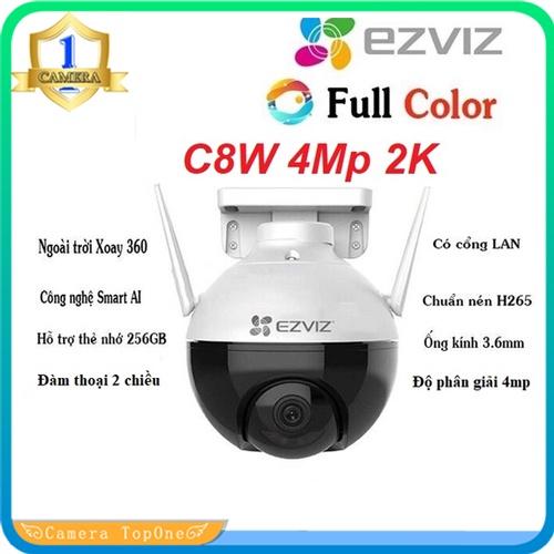Camera Wifi  Ezviz C8W 4MP 2K HD , Màu Đêm Đàm thoại 2 chiều, Ngoài Trời Xoay 360 - Hàng chính hãng