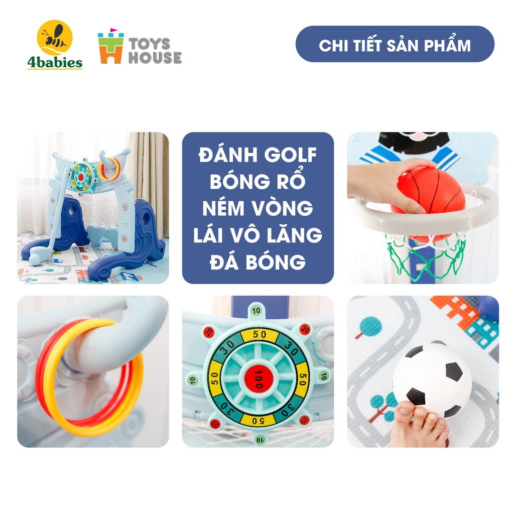 Bộ đồ chơi thể thao đa năng cho bé: Bóng đá, ném vòng, bóng rổ, Golf Toys House WM19046