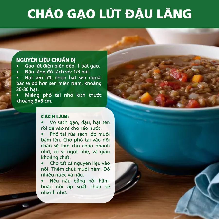 Đậu Lăng Đỏ Non-GMO nhập khẩu Canada - Dùng làm sữa hạt, nấu cháo, đồ ăn dặm cho bé