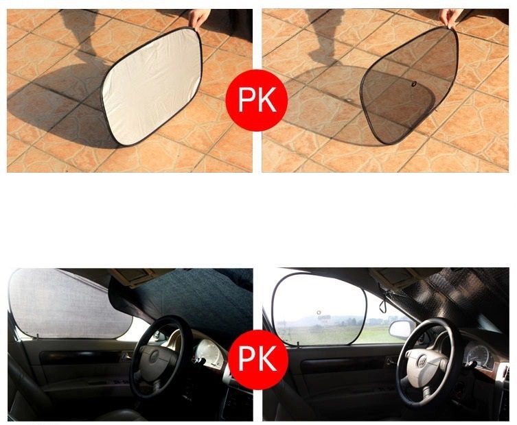 Bộ 4 tấm chắn nắng ô tô có phản quang NQC01