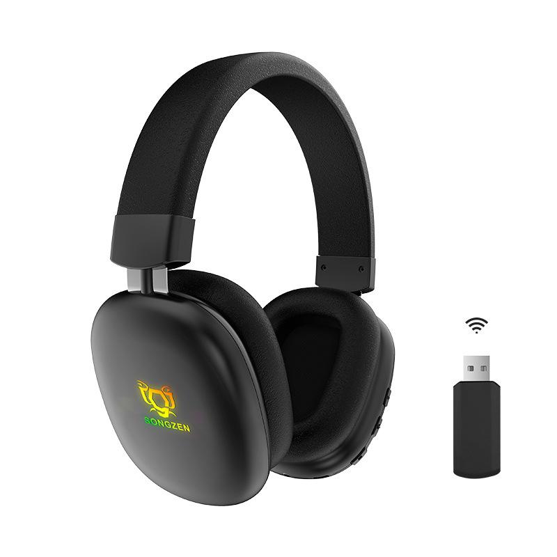 Tai nghe mô hình tư nhân bùng nổ phong cách mới nhất tai nghe chơi game không dây chế độ kép Bluetooth chơi game độ trễ thấp tai nghe phát sóng trực tiếp 2.4G