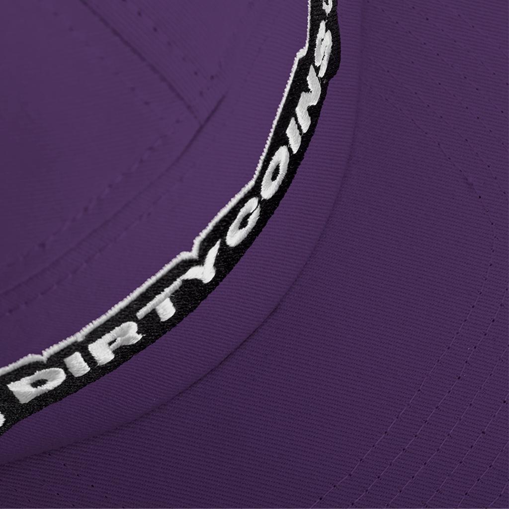 DirtyCoins Nón 5 Panels Cap - Purple