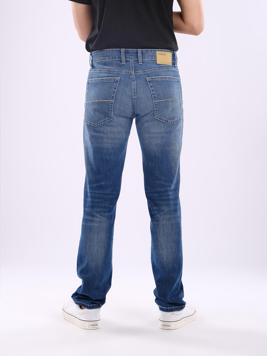Quần nam dài jeans ống suông MJB0186