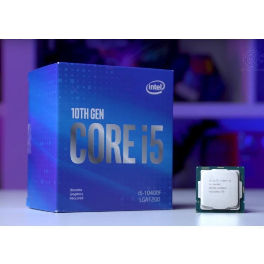 Bộ VXL Intel Core i5-10400F( phải dùng thêm VGA rời)- Hàng chính hãng