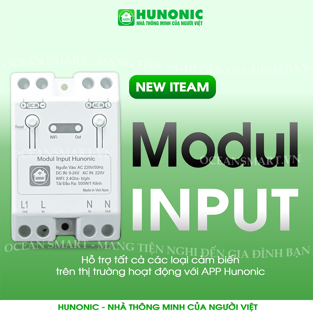 Modul Input Hunonic, Giải Pháp Đầu Vào Cảm Biến Thông Minh Và Đa Dạng - HNMDIN