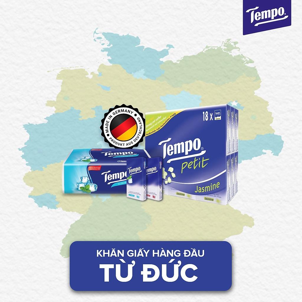 1 Lốc Tempo cao cấp Giấy vệ sinh Toipa & 1 Lốc Khăn giấy rút Softpack