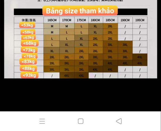 Áo phao nam siu ấm sẵn hàng 1số size