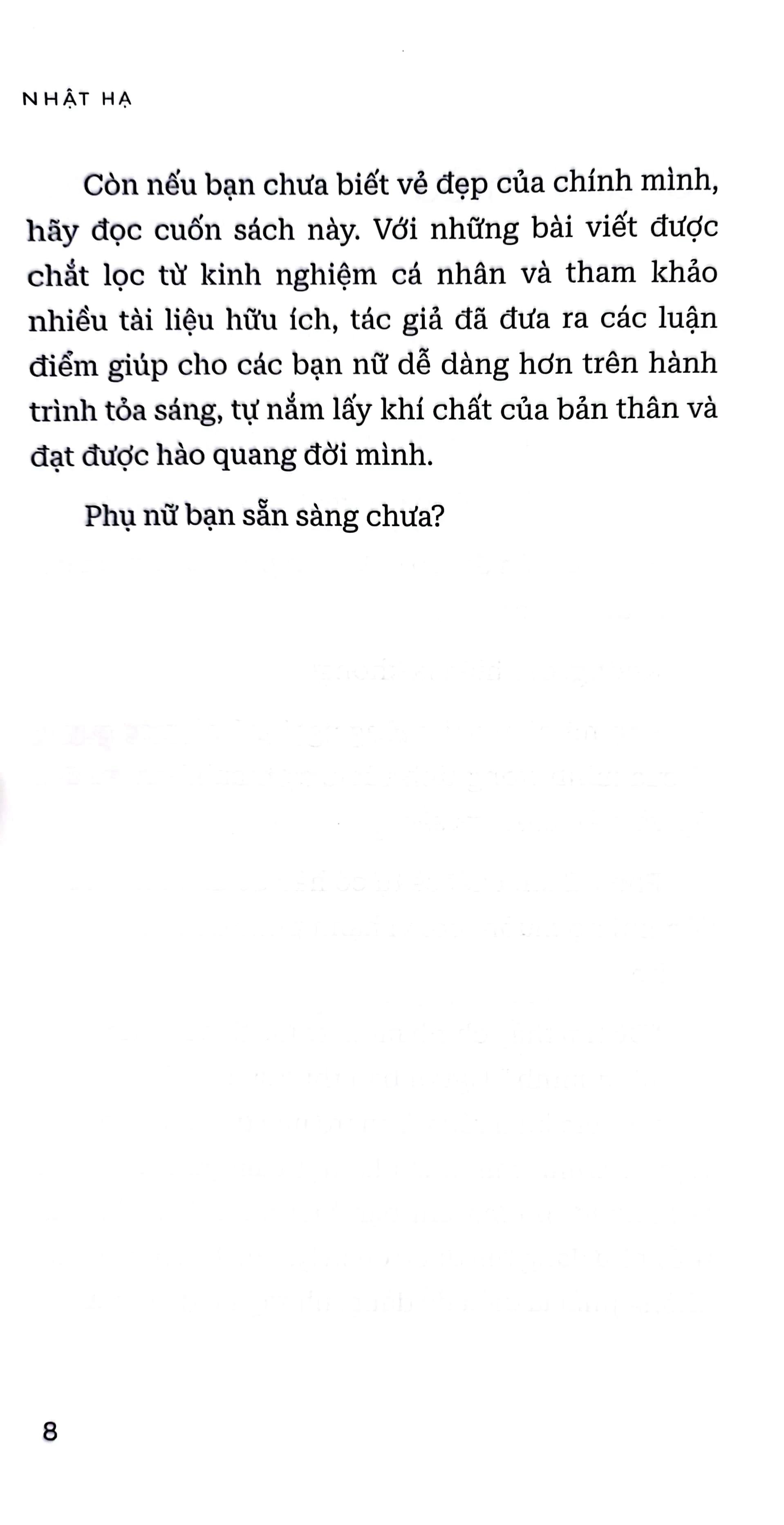 Phụ Nữ Khí Chất Sẽ Tự Có Hào Quang (Sbooks)