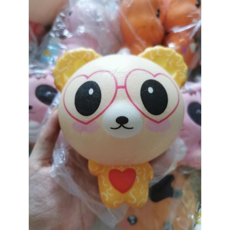 Squishy Gấu đeo kính bị lỗi nhẹ (Sale)