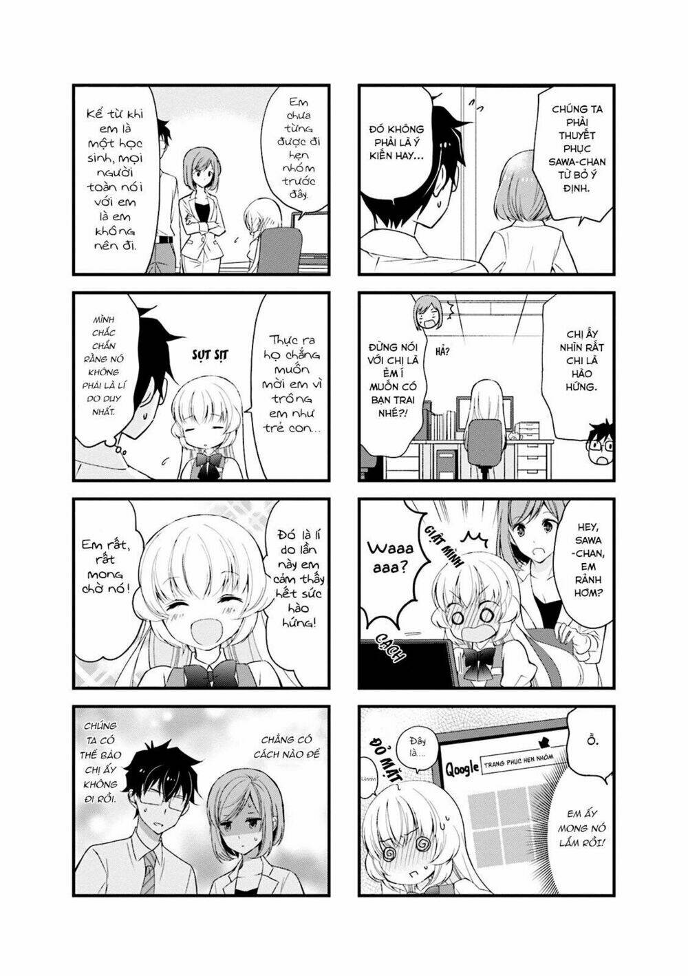 senpai nhỏ nhắn của tôi rất dễ thương chapter 13 8