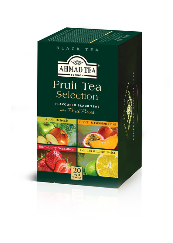 TRÀ AHMAD ANH QUỐC - BỘ SƯU TẬP TRÀ HOA QUẢ (40g) - Fruit Tea Selection - 4 loại Trà Hoa Quả tuyệt ngon dành cho bạn